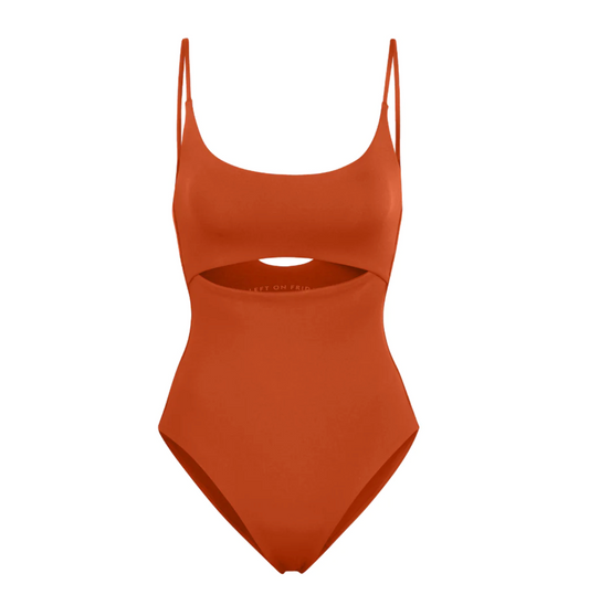 Left on Friday Swimsuit in Bronze - NWT - Size Small