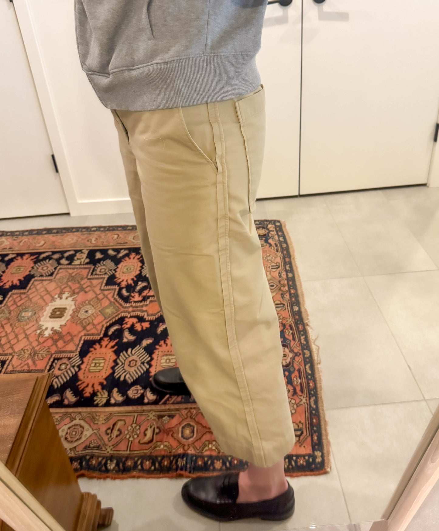 Acne Studios Crop Khaki Pants