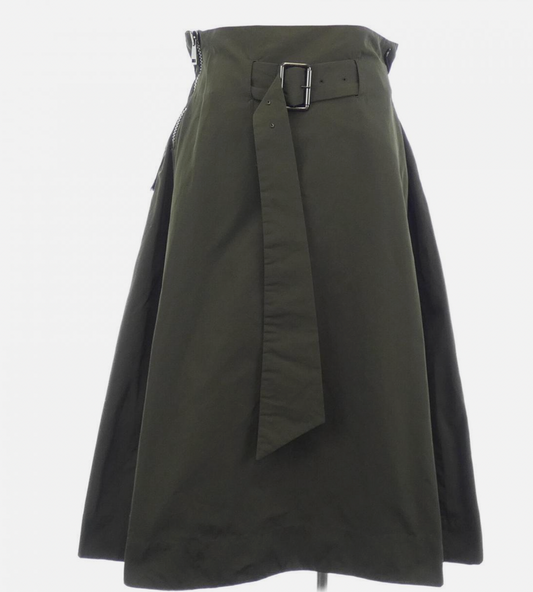 Moncler Skirt - Olive Colour - Size 38